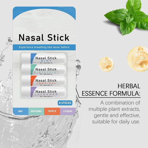 Nasal Stick Boost Energy Set, Nose Inhaler Stick, Nasal