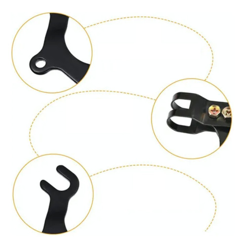 22mm Bike Disc Brake Bracket Steel Easy To Install Practical