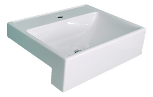 Cuba / Pia De Apoio Semi-encaixe Mo13 Retangular 46cm Branco