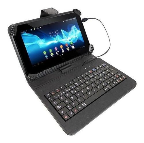 Funda Con Teclado Nisuta Para Tablet 7-8 Con Ñ Videcom