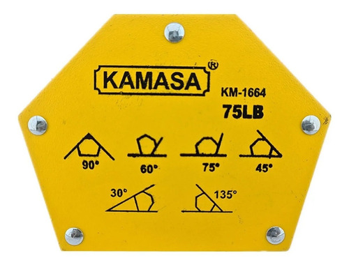Escuadra Magnetica 75 Lbs Para Soldar Multi-angulo Kamasa
