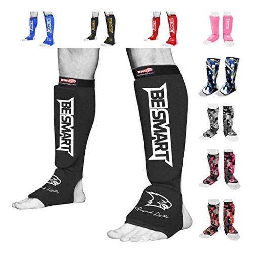 Kids Shin Instep Pads Mma Leg Foot Guards Muay Thai Kick