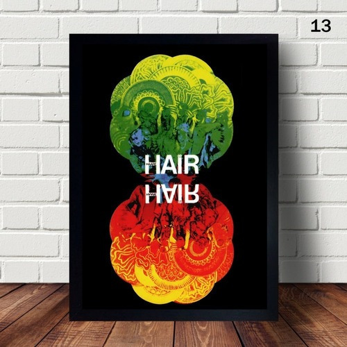 Quadro  Poster  Hair Filme