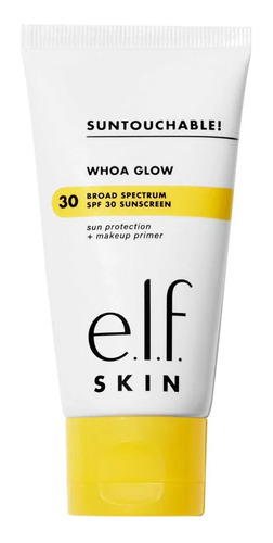 E.l.f. Skin Suntouchable! Whoa Glow Spf 30 Sunscreen & Prime