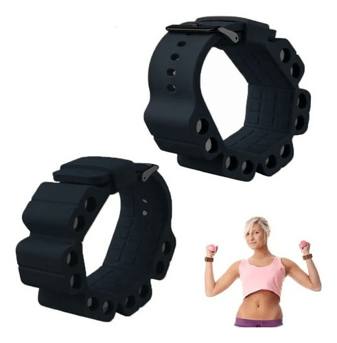 Pulsera De Fitness 2 Piezas Silicona Ajustable (6,75)