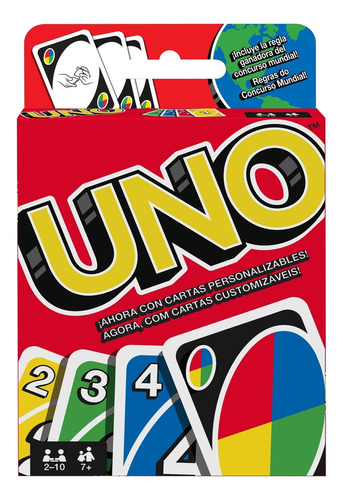 Mattel games Uno Original W2085 Español