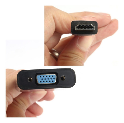 Imagen 2 de 4 de Convertidor Adaptador Hdmi A Vga
