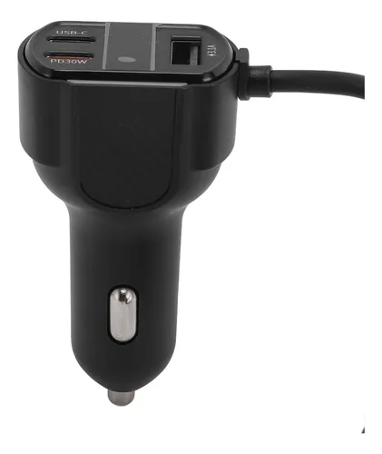 Adaptador De Coche De Carga Rápida Micro Usb Tipo C Multifun