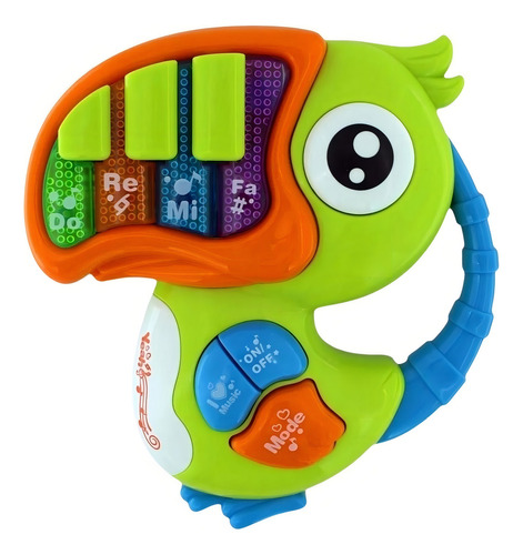 Teclado musical infantil divertido Tucano Verde de más de 12 m