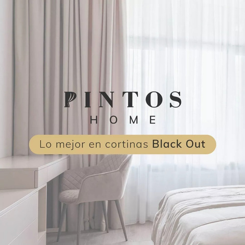 1 Paño De Black Out Lino 230m X 130m - Bloquea 100%