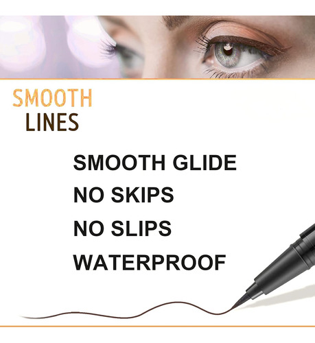 Kit De Maquillaje Para Cejas Y Delineador De Ojos.