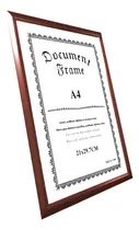 Comprar Cuadro Portaretrato Para Fotos O Diplomas A4 Marrón De Colgar Marrón De Colgar