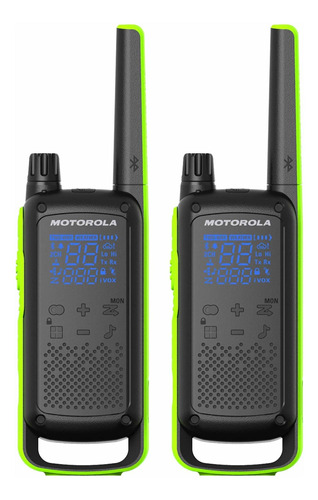 T801 Radio Bidireccional Negro Verde Do Unidades
