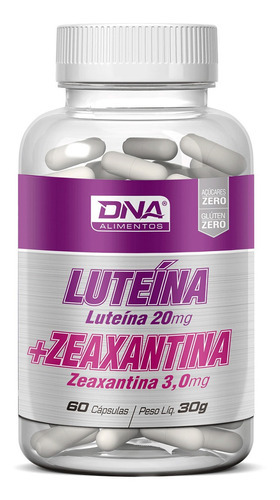 Luteína + Zeaxantina - 60 Cápsulas - Dna Sabor Without flavor