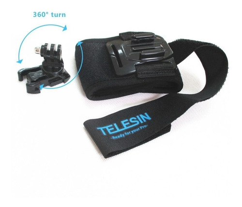 Imagen 3 de 5 de Sujetador De Muñeca 360° Para Gopro Hero 7/6/5
