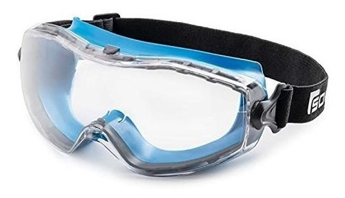 Gafas De Seguridad De Trabajo Ajustables Color Azul Uv 