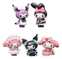 Comprar Set 5pz Figuras Kuromi Hello Kitty Violeta Jade Pudin Lolita
