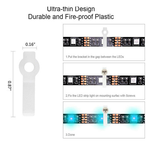 Kit De Cable De Extensión De 4 Pines Para Tira De Luces Led