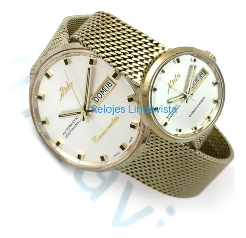 Mido commander dorado sale