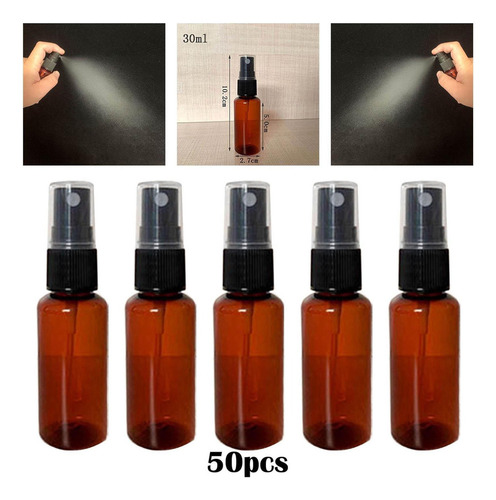 D 50 Piezas Botella De Spray Botella Conjunto Portátil 30 Ml