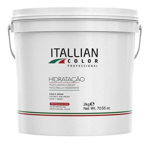 Hidratação Itallian Trivitt Color 2kg +segredo Cabeleireiro