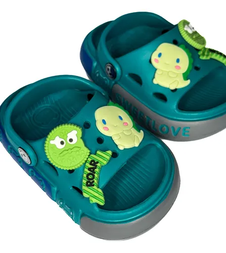 Suecos Zapatos Chancla Dinosaurio Niños