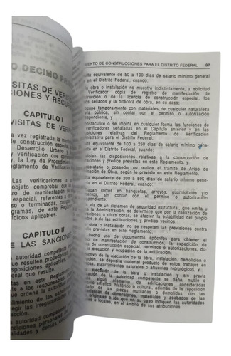 Reglamento De Construcciones Para El Distrito Federal (Usado)
