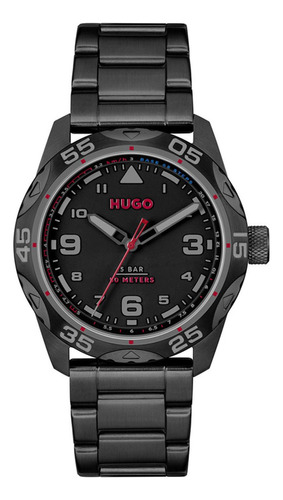 Reloj Hugo Boss Negro Acero Inoxidable 1530333 #trek
