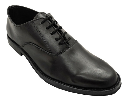 Imagen 2 de 6 de Zapato S/cuero De Vestir C/ Cordones Punta Redonda