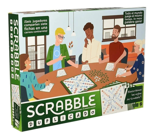 Scrabble Duplicado Juego De Mesa Original Mattel 2021