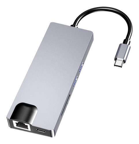 Ltljx Hub Usb C Estacion Acoplamiento 8 1 3.0 2 Para Hdmi Tf