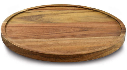 Organizador Lazy Susan De Madera De Acacia De 11 Pulgadas, P