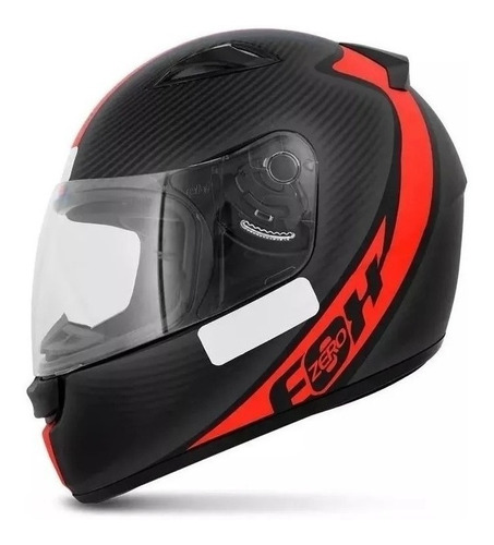 Imagem 4 de 5 de Capacete Para Moto Ebf E0x Com Narigueira + Viseira Iridium