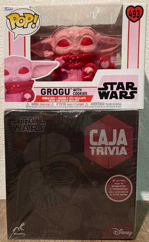 Paquete Star Wars (trivia Box + Funko Grogu-cookie)