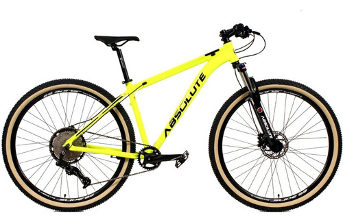 Bicicleta 29 Absolute Nero 4 Elite 12v C/ Hidráulico Cor Amarelo Neon Tamanho Do Quadro S