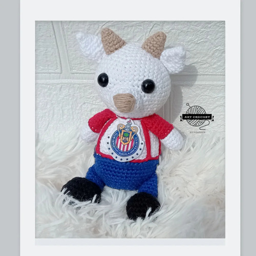 Mascota Chivas De Guadalajara Tejida A Crochet 