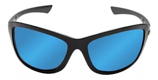 Óculos De Sol Spy Link 44 Preto / Lente Azul Espelhada