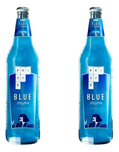 Bebida Frizze Blue Evolution 1 Lt Dulce Pack X2