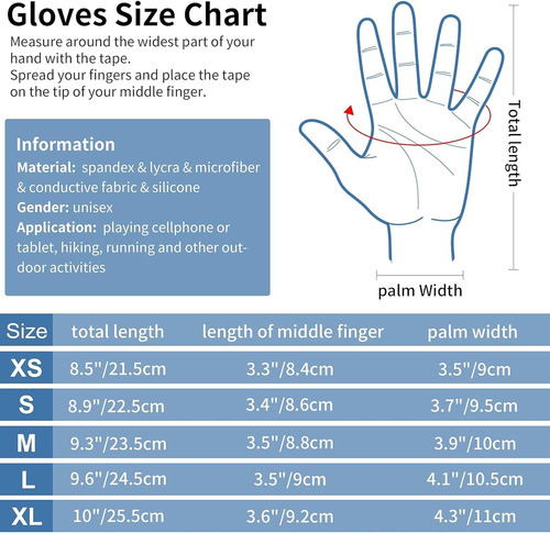 Guantes Térmicos Oopor Invierno Pantalla Táctil Unisex