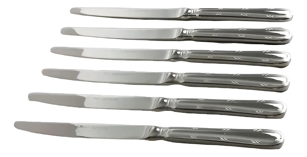 Set de Cuchillos de Postre Volf Línea Regency de Acero Inoxidable