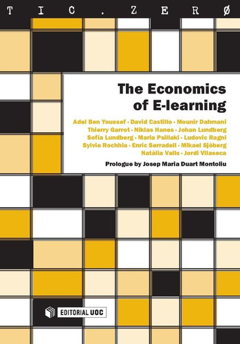 Libro: The Economics Of Elearning (tic. Zero) (spanish Editi