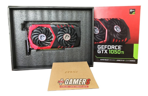 Imagen 4 de 4 de Placa De Video Msi Gaming X Geforce Gtx 1050 Ti 4gb Gdrr5
