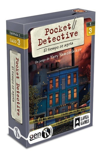 Pocket Detective Caso C: Correndo Contra O Tempo - Meeple Br