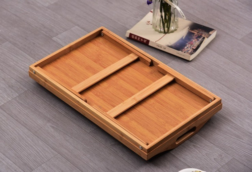 Bandeja Bambú Mesa Cama Notebook Almohada