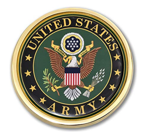 U.s. Army Crest Chrome Auto Emblem