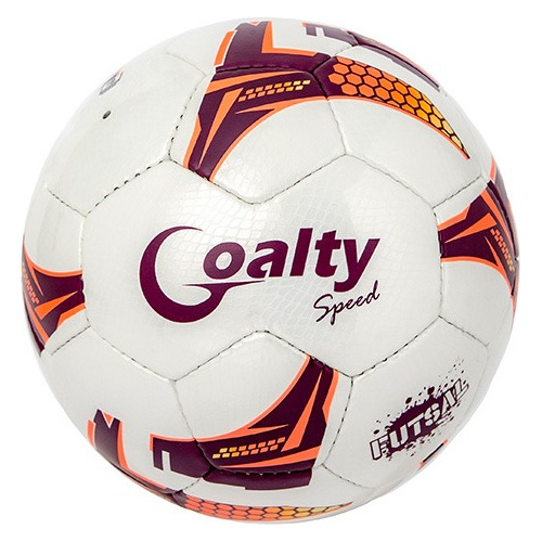 Pelota Futsal Goalty Speed N°4 Medio Pique Cosida Coral