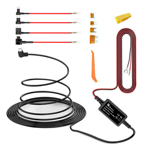 Kit De Cable Duro Micro Usb Para Cámara De Salpicadero Bangj