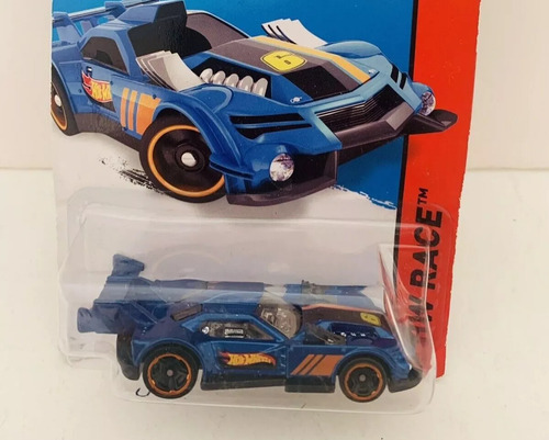 Hot Wheels Race 2013 Gt Hunter Car Figure Blue