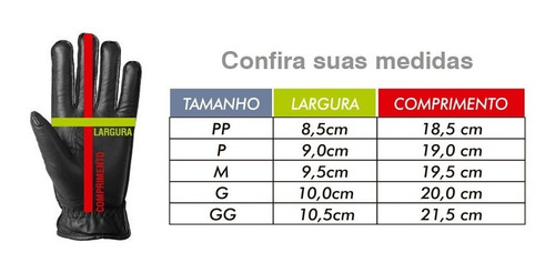 Imagem 3 de 4 de Luva Couro Pelica Social Tatica Moto Motoqueiro Paintball