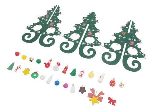 Artesanía Divertida De Madera Para Decoración De Árbol De Na